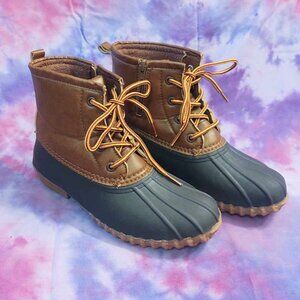 ESPRIT Waterproof Rubber Sole Duck Boots: 7